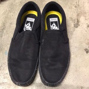 Orthodite vans with glitter sole